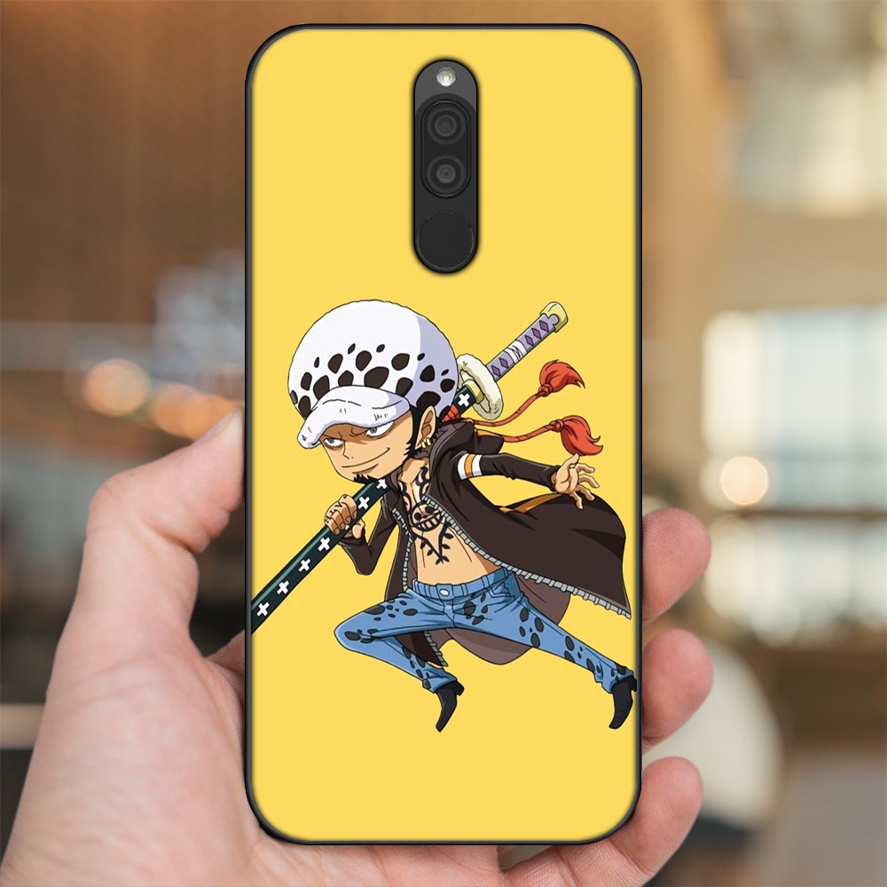Ốp lưng Xiaomi Redmi 8 viền đen in hình Law One Piece