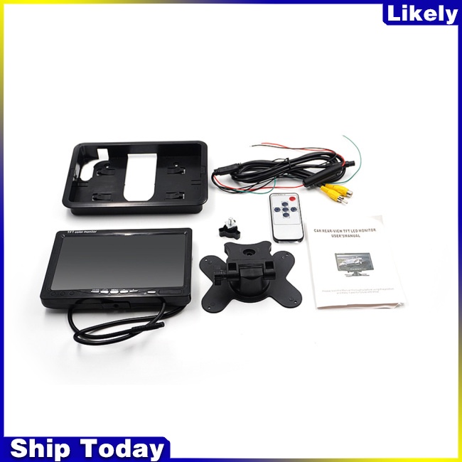 Hệ thống camera chiếu hậu có dây màn hình LCD 7inches TFT cho xe hơi
 | BigBuy360 - bigbuy360.vn