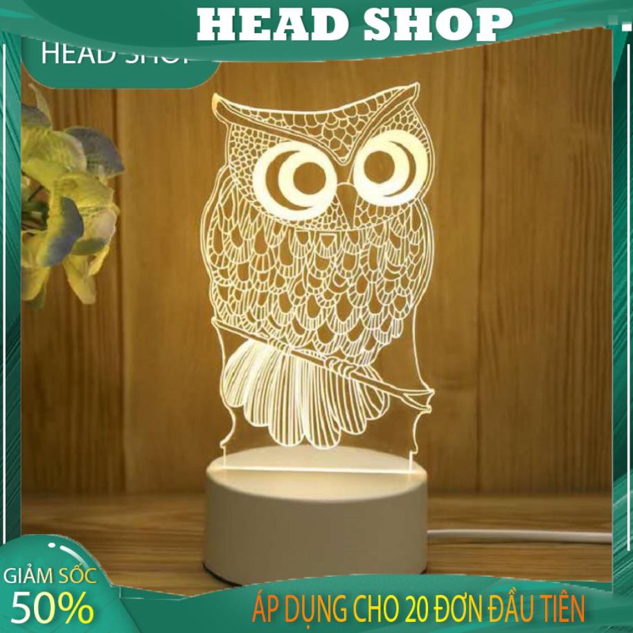 Đèn Ngủ 3D Led Nhiều Mẫu Hình Cực Đẹp Lamp 3d HEAD SHOP