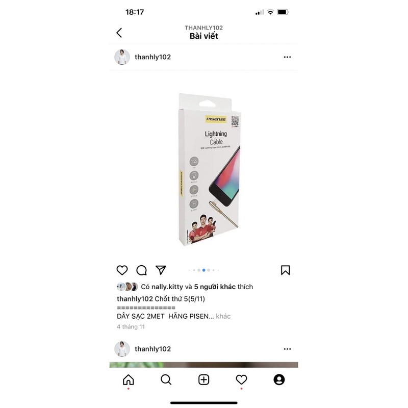 Cục sạc dự phòng 10000mah( note tên ig)