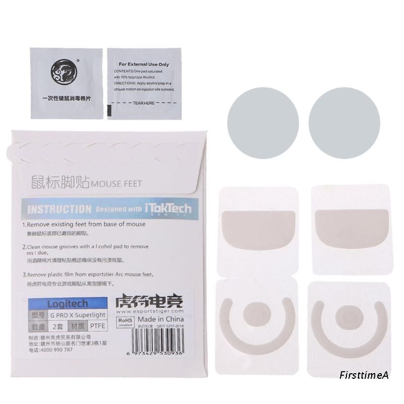 Dream house 2 Bộ / gói Esports Tiger Gaming Mouse Feet Mouse Skate Cho logitech G Pro X Superlight M