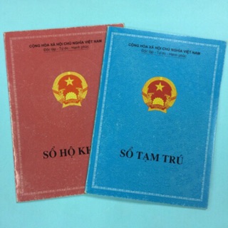 Bìa nhựa dẻo bao sổ Hộ khẩu