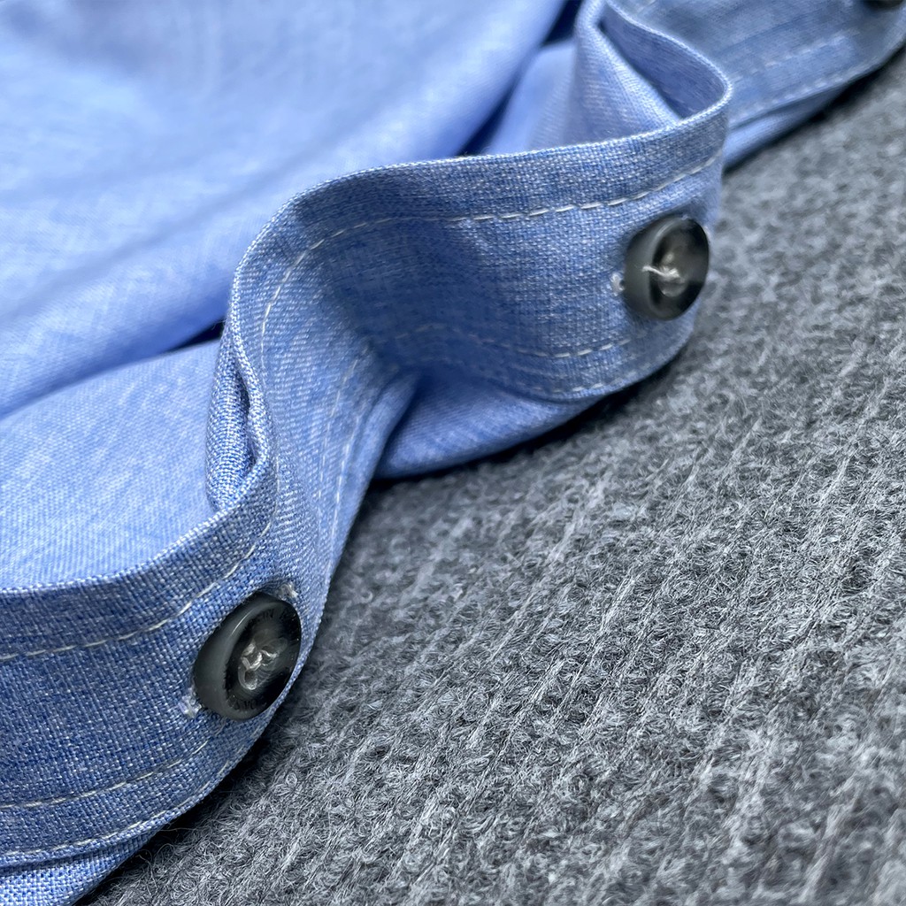 Áo sơ mi ngắn tay nam trung niên vải đũi SIÊU MÁT mặc thoải mái loại áo sơ mi nam form rộng rãi thoải mái OG51 | BigBuy360 - bigbuy360.vn