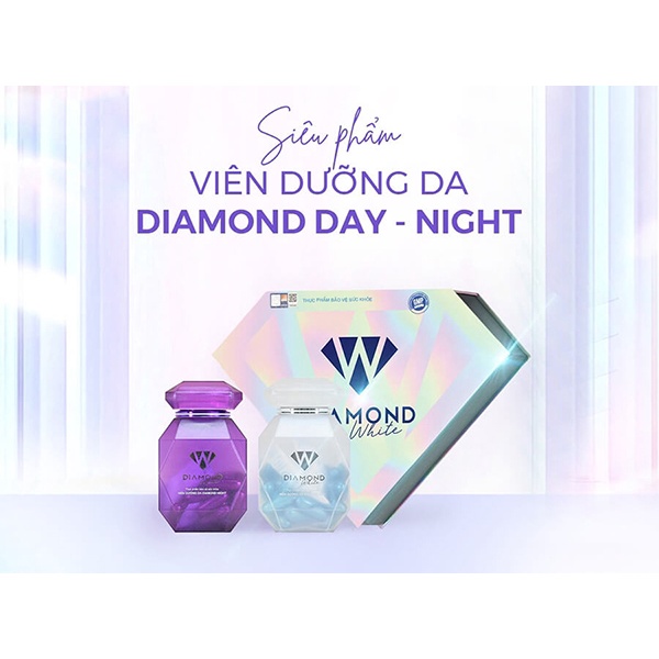 Viên Uống Trắng Da Diamond White, Siêu Dưỡng Trắng Chuyên Sâu [NEW 2022]