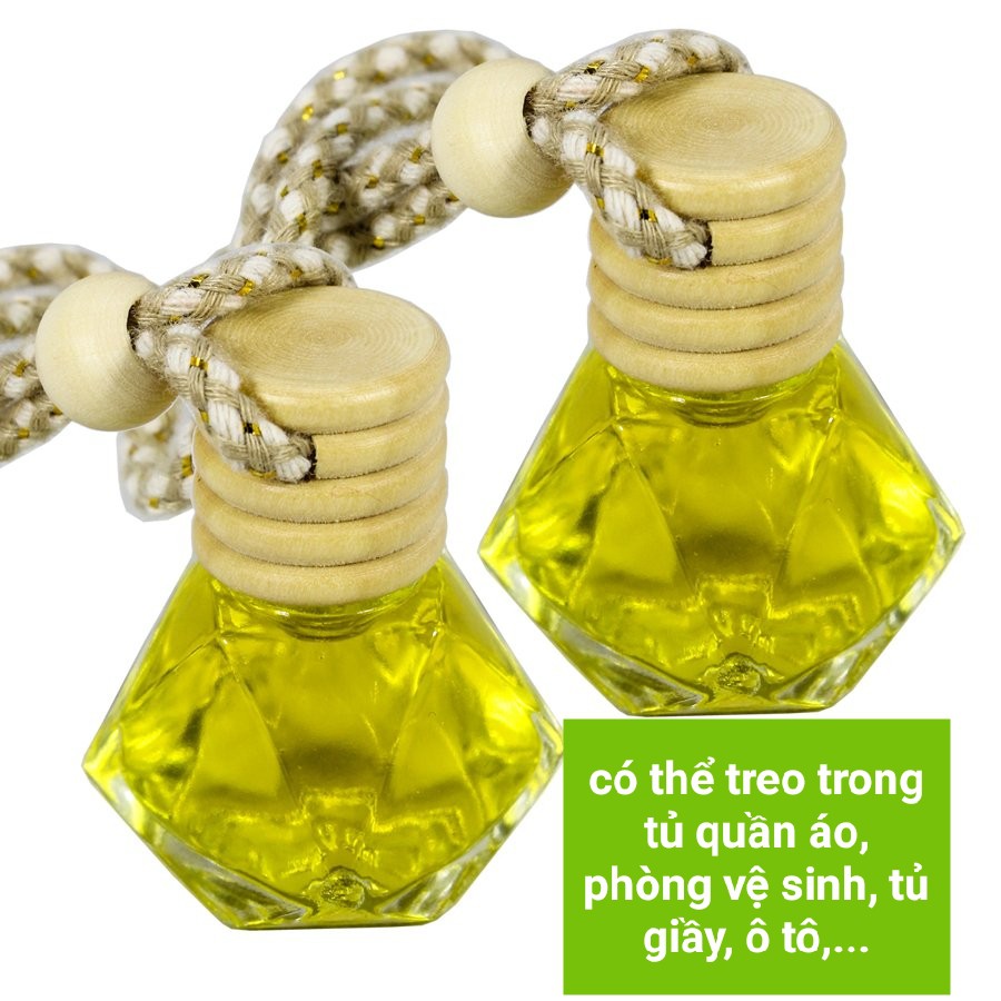 Dây treo tinh dầu sả chanh trong ô tô, tủ quần áo, phòng vệ sinh,... khử mùi, thơm phòng