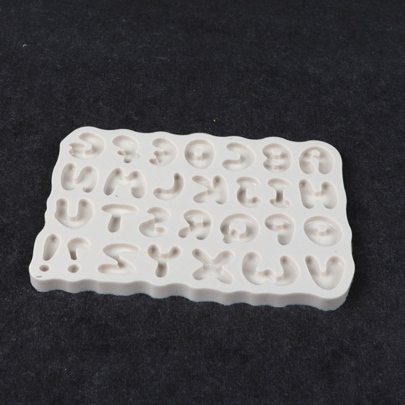1 Khuôn Silicone Làm Bánh Hình Chữ Cái Tiếng Anh Sáng Tạo