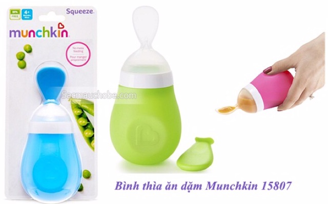 Bình thìa tập ăn dặm Munchkin