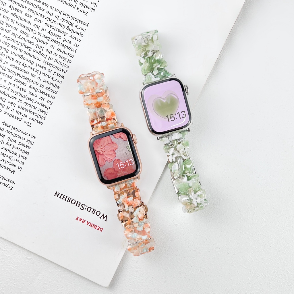 Dây Đeo Đồng Hồ Bằng Kim Loại Họa Tiết Bươm Bướm Cho iwatch 8 7 6 5 4 3 2 1 45mm 44mm 40mm 41mm 42mm 38mm
