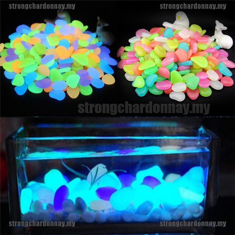 Đá Dạ Quang Nhiều Màu Sắc Trang Trí Bể Cá, Chậu Cây, Sân Vườn