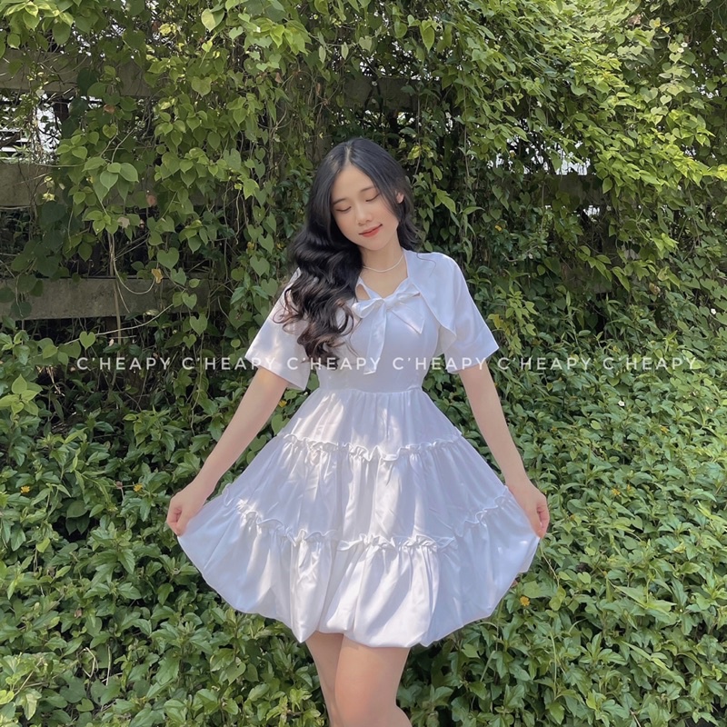 Đầm babydoll Kinas 💓 CHEAPY STORE 💓 FREESHIP 💓 mặc sinh nhật, dự tiệc, kỉ yếu