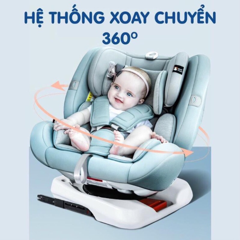 Ghế Ngồi Ô Tô Trẻ Em Doux DX-1131 Quay 360 Độ Isofix