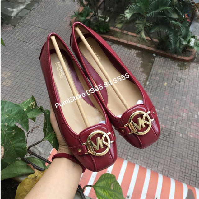 Giày Michael Kors Đỏ Mulberry Patent Leather