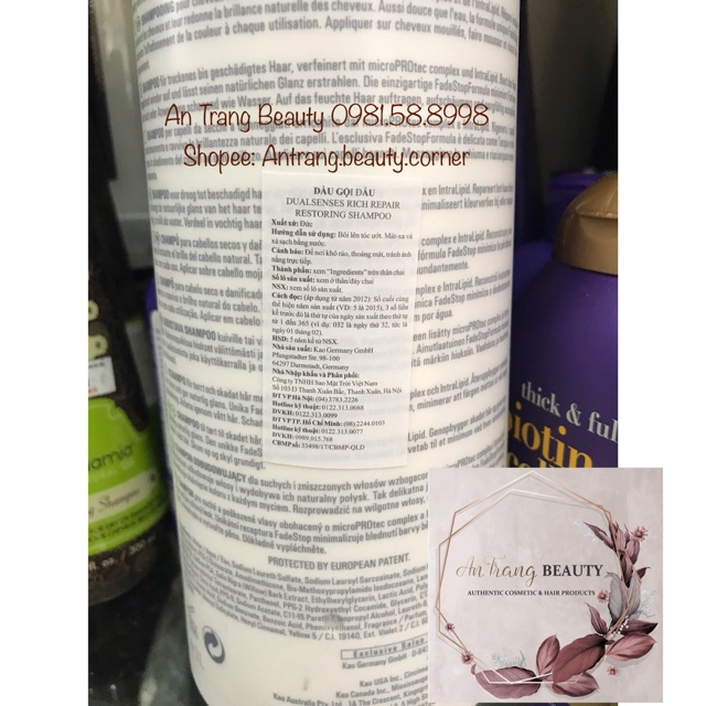 [CHÍNH HÃNG] GỘI XẢ PHỤC HỒI GOLDWELL RICH REPAIR 1000ML | BigBuy360 - bigbuy360.vn