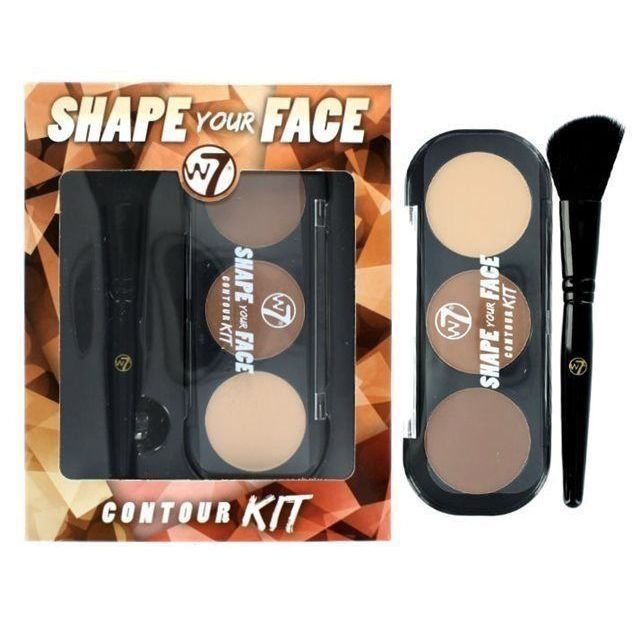 [SALE] PHẤN TẠO KHỐI 3 Ô W7 SHAPE YOUR FACE CONTOUR KIT