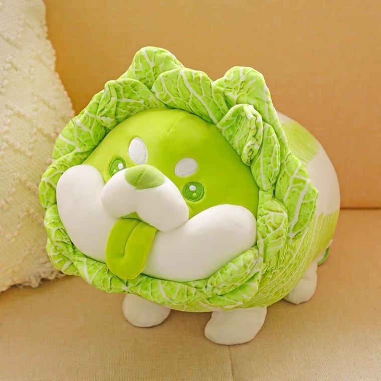 Gấu bông chó shiba bắp cải Vegetable Fairy siêu dễ thương kích thước 30-35-45cm NEOCI