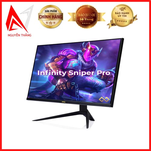 Màn hình Infinity Sniper Pro 27 inch FHD Fast IPS, 165Hz, HDR, AMD Freesync chuyên game, đồ hoạ new chính hãng