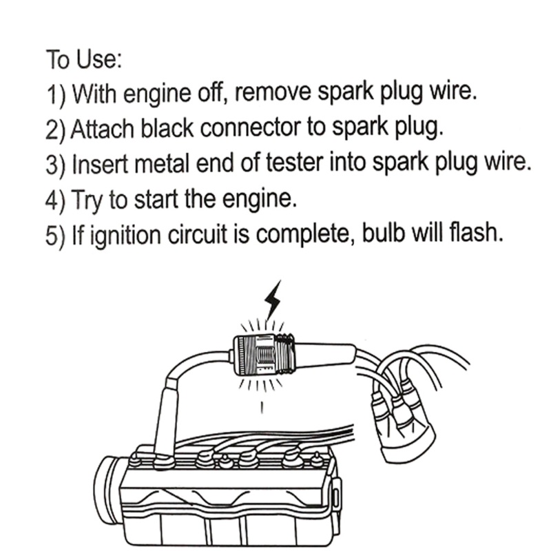 Thiết Bị Kiểm Tra Hệ Thống Đánh Lửa 12V Chuyên Dụng Chất Lượng Cao
