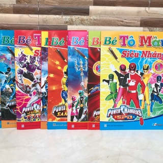 Bé tô màu siêu nhân