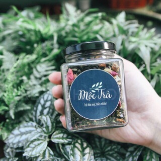 SET 12 HŨ VUÔNG 200ML THUỶ TINH ĐỰNG TRÀ HOA, CAFE, YẾN SÀO, TINH BỘT