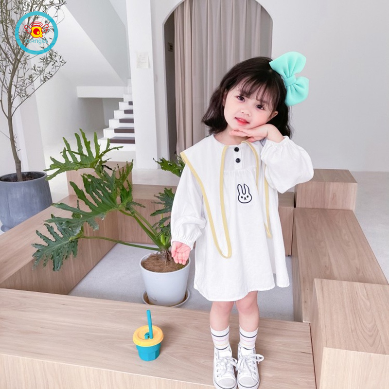 Đầm công chúa IQ Angel tay dài dễ thương cho bé gái