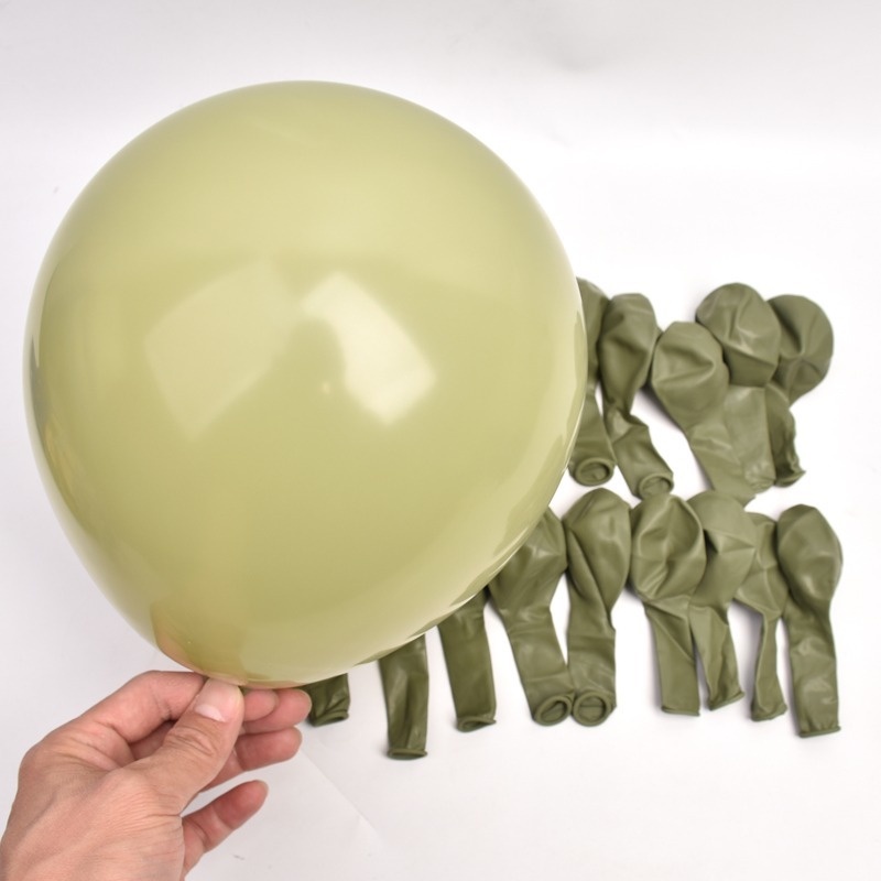 Set 10 Bong Bóng 5inch Màu Cà Phê Da Nâu Trang Trí Tiệc Sinh Nhật/Đám Cưới