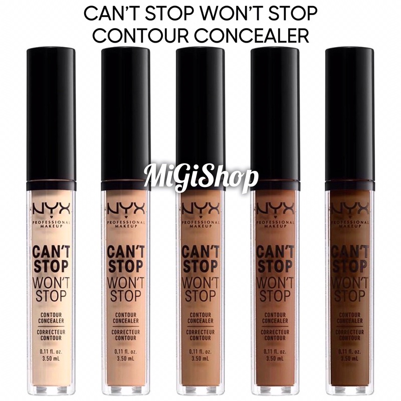 Kem Che Khuyết Điểm Nyx Can’t Stop Won’t Stop Contour Concealer 3,5ml