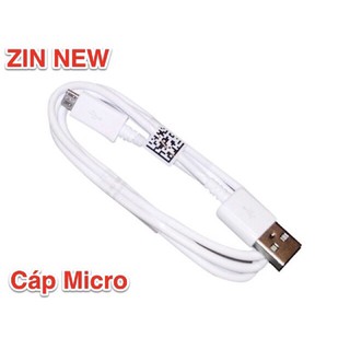 [ ZIN NEW ] Cáp sạc Micro  USB chính hãng. Sử dụng cho các dòng điện thoai Android.