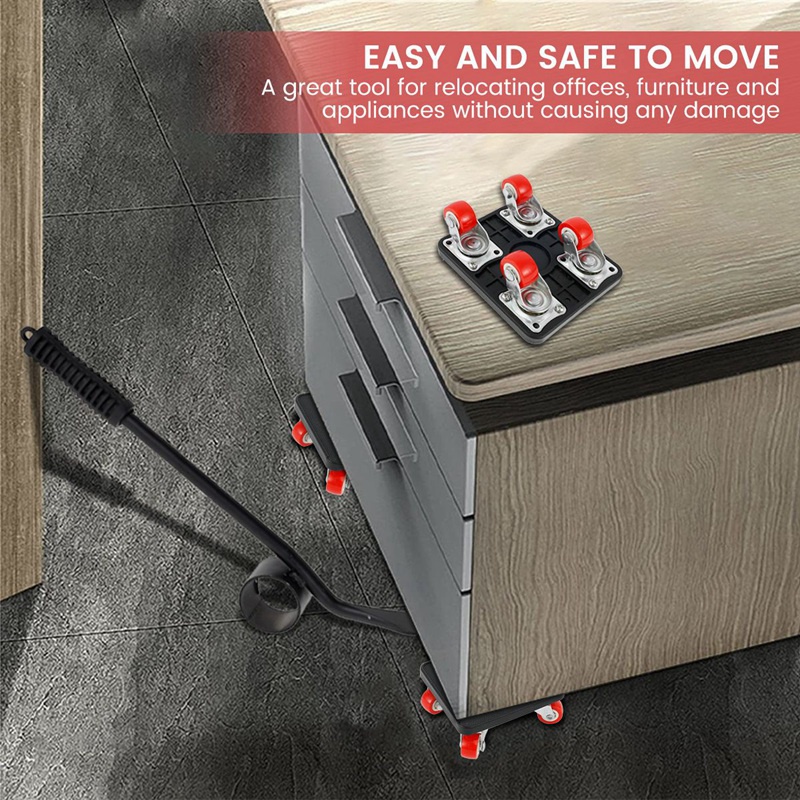 Bánh Xe Lăn Hỗ Trợ Nâng Đồ Nội Thất Nặng 400KG