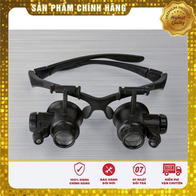 Kính lúp CAO CẤP đeo mắt có đèn V2