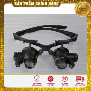 Kính lúp CAO CẤP đeo mắt có đèn V2