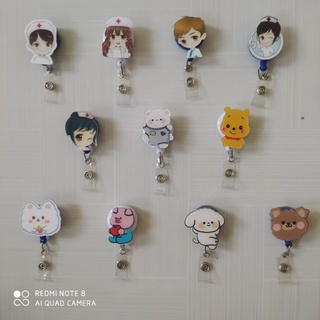 KẸP RÚT THẺ ĐEO BẢNG TÊN Y BÁC SĨ, ĐỘNG VẬT DỄ THƯƠNG