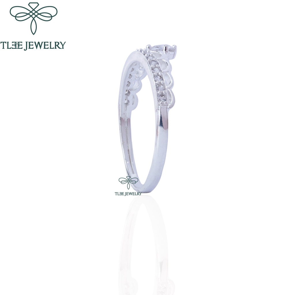 Nhẫn bạc nữ TLEE vương miện nữ hoàng sang trọng TleeJewelry A0128