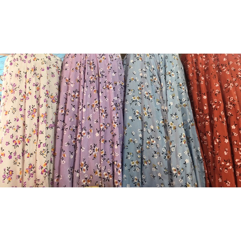 Vải Đũi Hoa Nhí chất mát và đẹp