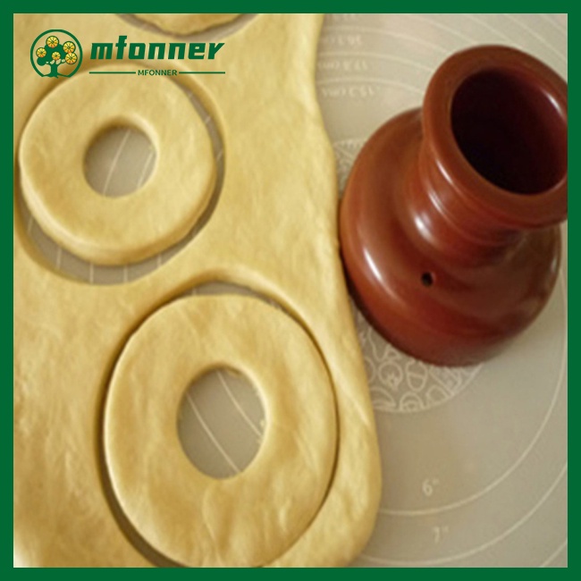 Khuôn Làm Bánh Donut Diy Hình Hoa / Tròn Có Thể Tái Sử Dụng