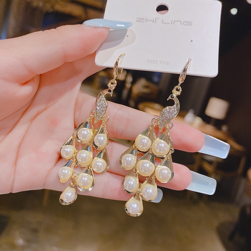 Bông tai mạ bạc 925 thiết kế đơn giản sang trọng cho nữ - B38