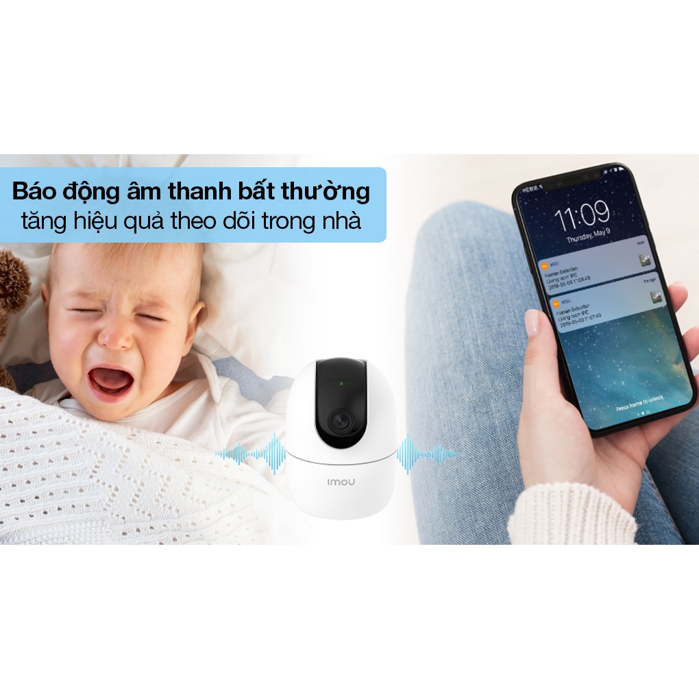 [Hỏa Tốc - HN] Camera WIFI XOAY 360 IMOU Ranger2 A42 A42P-A22EP Trong Nhà Còi Hú Báo Động, chính hãng, bảo hành 24 tháng