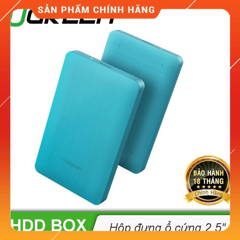 Hộp đựng ổ đĩa cứng 2.5 inch dạng Enclosure, chuẩn SATA UGREEN CM135 50702 dailyphukien