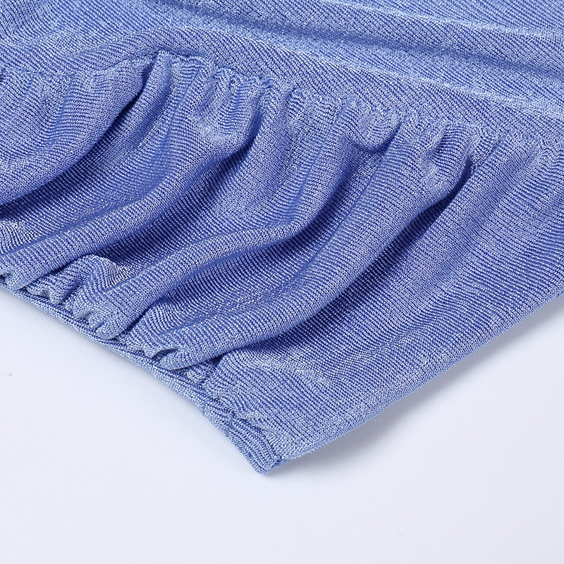 Áo Tank Top Màu Trơn Xếp Ly Gợi Cảm