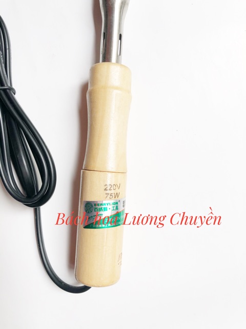 Mỏ hàn thiếc, mỏ hàn chì, mỏ hàn dẹp cán gỗ Berrylion 75w