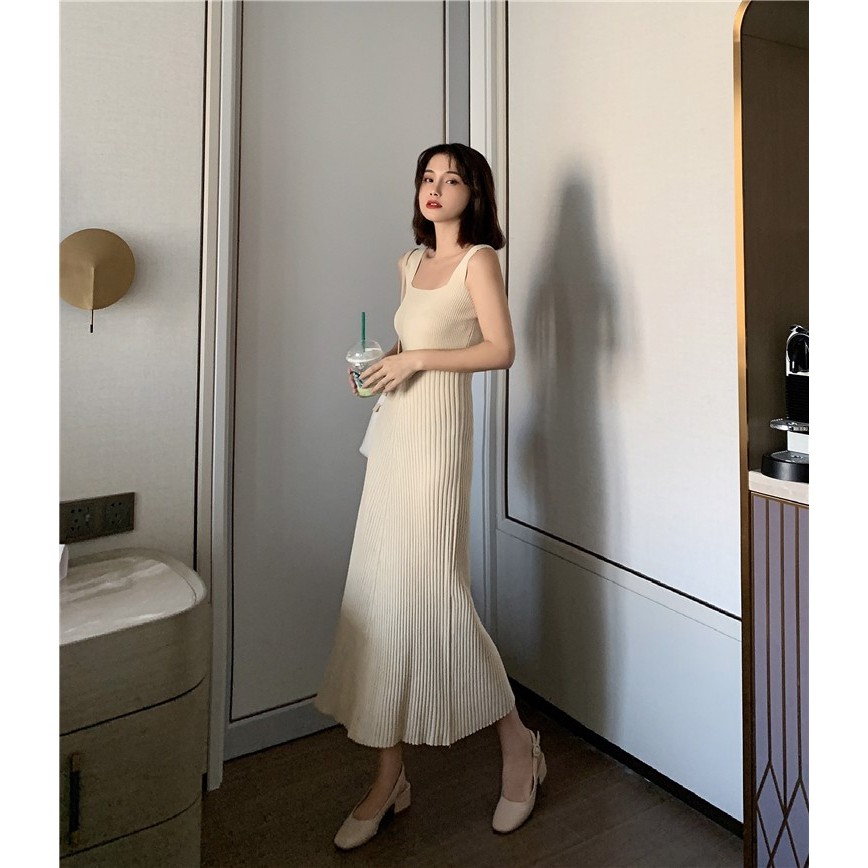 Hot - Đầm Dệt Kim Tôn Dáng DORU&PONY GLOOMY DRESS – Xu Hướng 2021 – D169