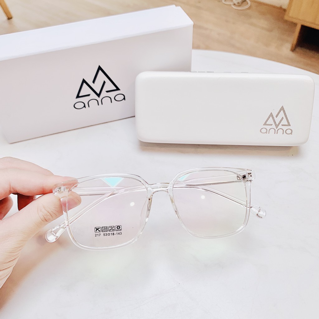 Kính mắt gọng thời trang ANNA dáng vuông cho nam nữ sang trọng 170HQ013 | BigBuy360 - bigbuy360.vn