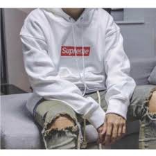 Áo Hoodie Superme Nam, Áo Superme Có Nón, Áo Superme Phong Cách WAK 02 - Trắng