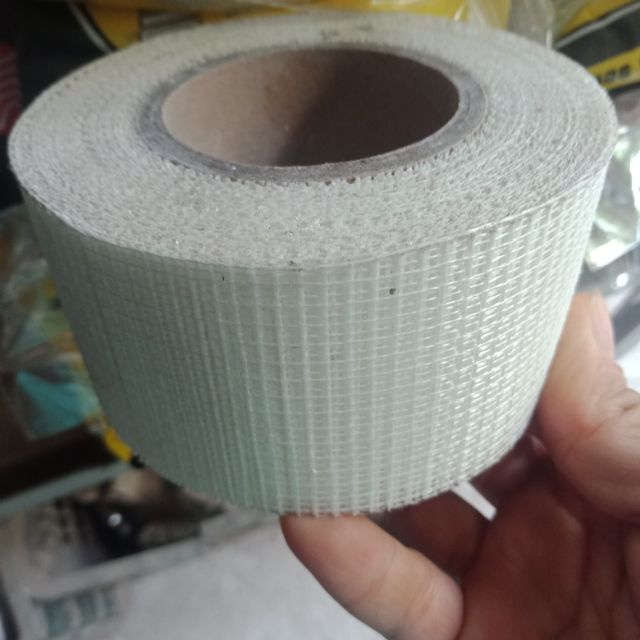 Băng dính lưới thạch cao giá rẻ cuộn 10cm x 50m dùng để lót chậu lan tránh rơi vãi giá thể