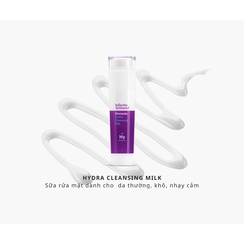 *Lưu mã 15% trên sản phẩm* Sữa rửa mặt Juliette Armand Hydra Cleansing Milk dưỡng ẩm cho da thường, khô