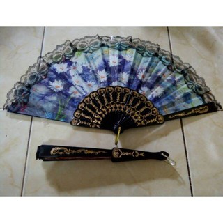 Wedding Souvenir Black Spanish Fan Tile Package