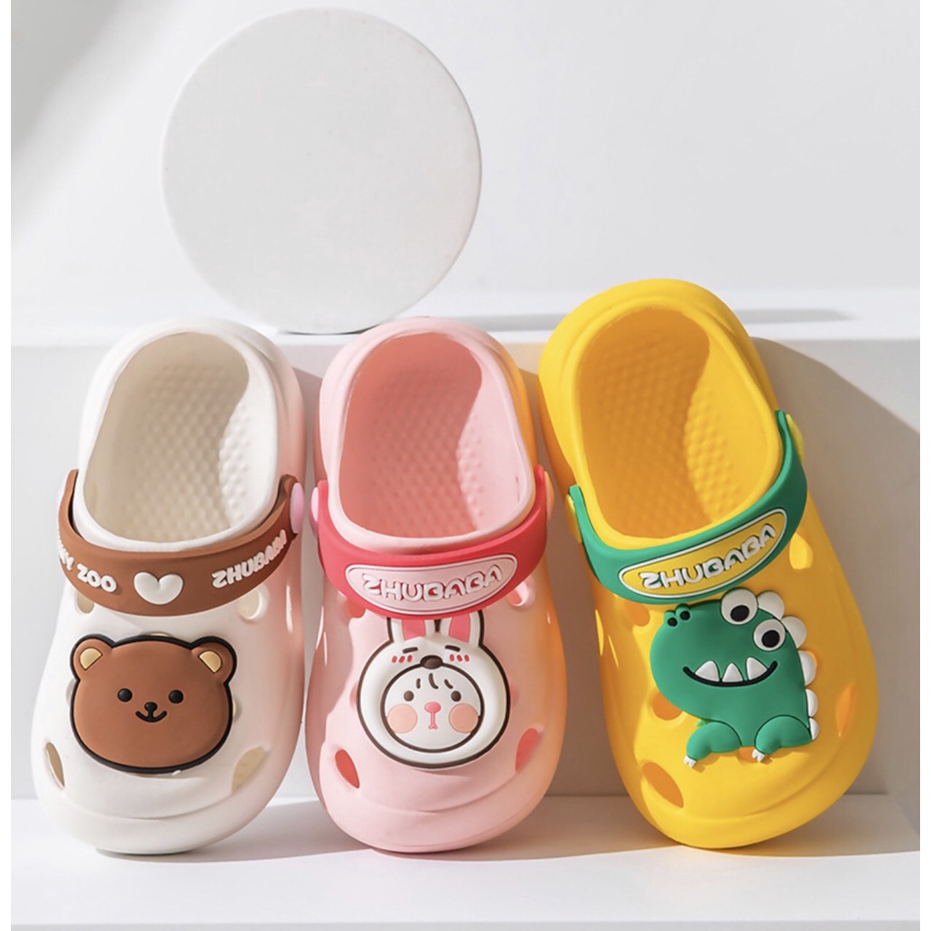(TH21) Sục Cross Đáng Yêu Cho Bé, Dép Siêu Nhẹ, Chống Trượt Cho Bé