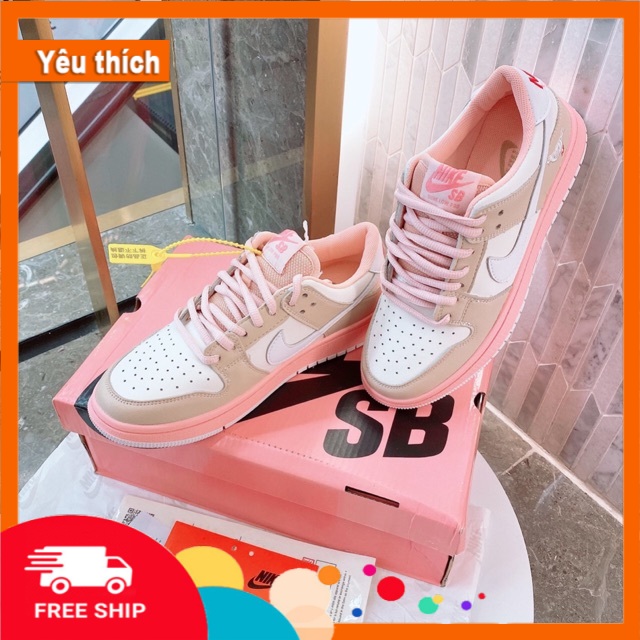 LX-HOT Giầy jordan low hồng cute 1:1 SC [ full box + freeship ]