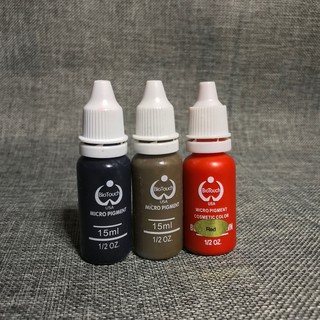 Mực tập, mực học viên phun xăm trên da giả
