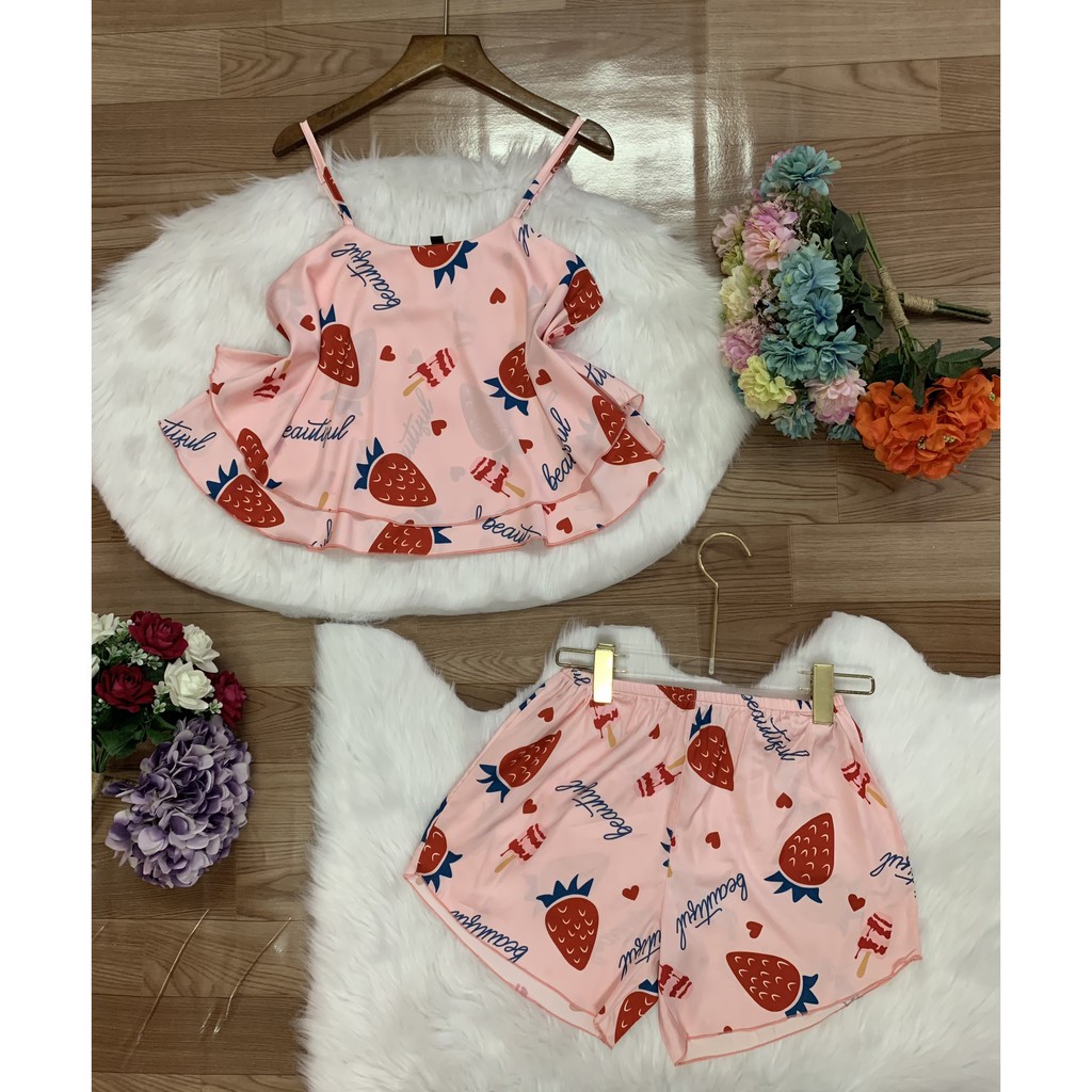 [ Mã WASTRUN4 giảm 10% tối đa 30K đơn 99K] Đồ ngủ 2 dây vải latin cao cấp | BigBuy360 - bigbuy360.vn