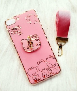 Ốp Hello Kitty kèm iring và dây đeo